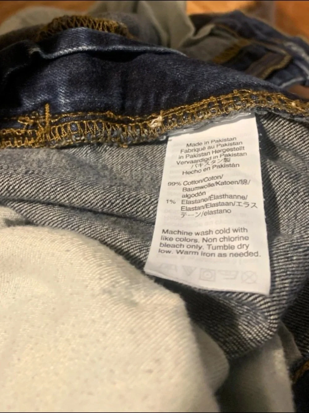 J. Crew Mercantile Flex Straight Leg Mid-Rise Stretch Denim Men's Jeans 36x32